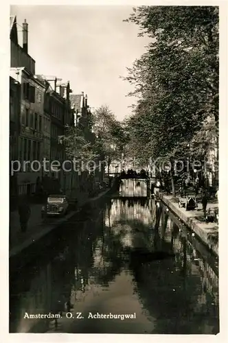 AK / Ansichtskarte Amsterdam_Niederlande Achterburgwal Amsterdam_Niederlande