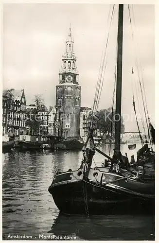AK / Ansichtskarte Amsterdam_Niederlande Montelbaantoren Amsterdam_Niederlande