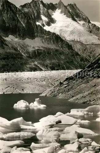 AK / Ansichtskarte Maerjelensee Gr. Aletschgletscher Dreieickhoerner Maerjelensee