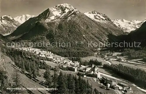 AK / Ansichtskarte Pontresina Palue Roseggruppe Pontresina