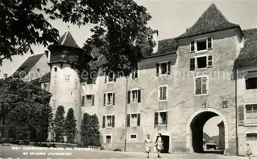 AK / Ansichtskarte Delemont Porrentruy Musee Jurassien Delemont