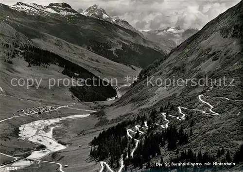 AK / Ansichtskarte Hinterrhein St. Bernhardinpass Hinterrhein