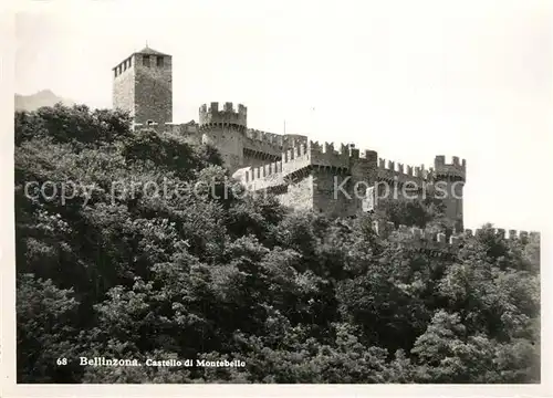 AK / Ansichtskarte Bellinzona Castello di Montebello Bellinzona