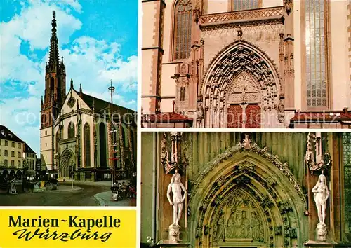 AK / Ansichtskarte Wuerzburg Marien Kapelle  Wuerzburg