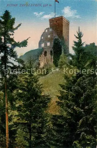 AK / Ansichtskarte Zavelstein Ruine Zavelstein