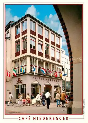 AK / Ansichtskarte Luebeck Cafe Niederegger Hansestadt Luebeck