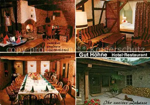 AK / Ansichtskarte Mettmann Gut Hoehne Hotel Restaurant Mettmann