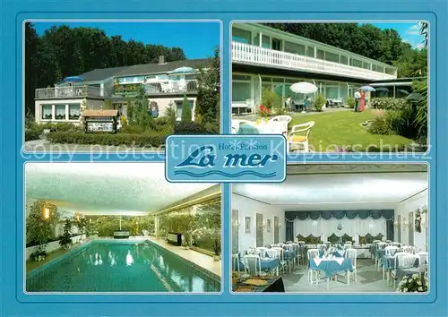AK / Ansichtskarte Bad_Zwischenahn Hotel Pension La mer Hallenbad Restaurant Kurzentrum Bad_Zwischenahn