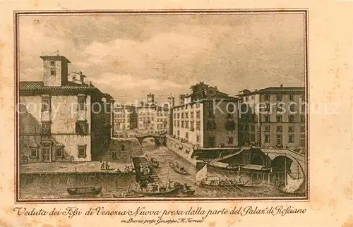 AK / Ansichtskarte Venezia_Venedig Veduta dei Folsi di Venezia Nuova presa dalla parte del Palazzio di Rosciano Venezia Venedig