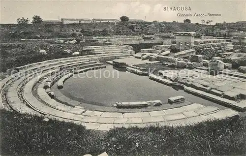 AK / Ansichtskarte Siracusa Ginnasio Greco Romano Siracusa