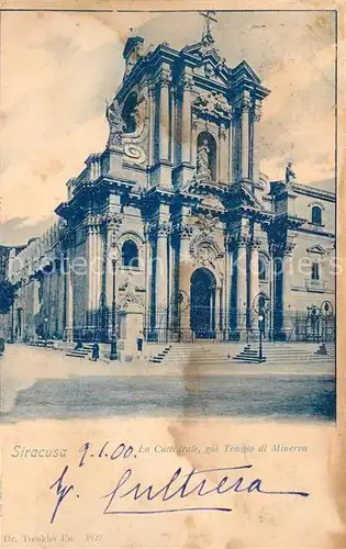 AK / Ansichtskarte Siracusa La Cattedrale gia Tempio di Minerva Siracusa