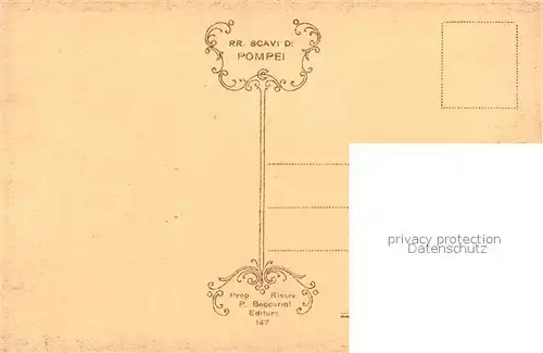 AK / Ansichtskarte Pompei Casa del Balcone Pompei