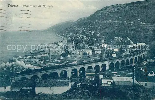 AK / Ansichtskarte Trieste Panorama di Barcola Trieste