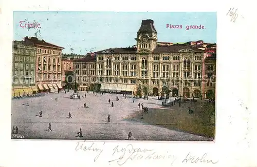AK / Ansichtskarte Trieste Piazza grande Trieste
