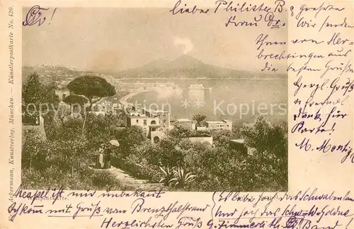 AK / Ansichtskarte Neapel_Napoli Panorama Golf von Neapel Neapel Napoli