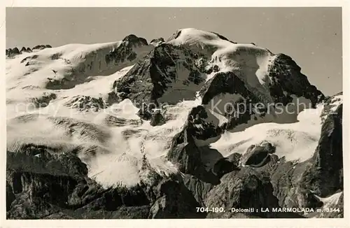 AK / Ansichtskarte Dolomiti La Marmolada Dolomiti