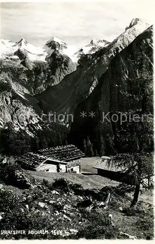 AK / Ansichtskarte Hall_Tirol Lafatscher Hochalm Gebirgspanorama Hall_Tirol