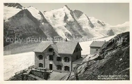 AK / Ansichtskarte Heiligenblut_Kaernten Franz Josef Haus am Pasterzenkees Gletscher Hohe Tauern Heiligenblut Kaernten