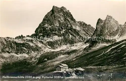 AK / Ansichtskarte Gaschurn_Vorarlberg Heilbronnerhuette gegen Patteriol Verwallgruppe Gaschurn Vorarlberg