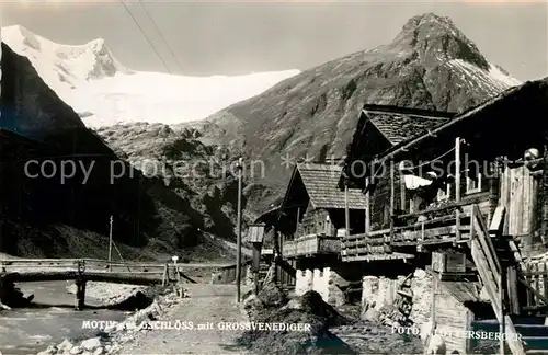 AK / Ansichtskarte Matrei_Osttirol Motiv aus Gschloess mit Grossvenediger Matrei_Osttirol