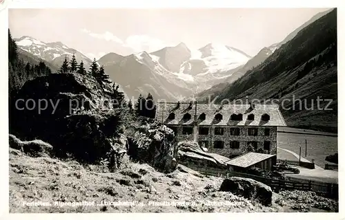 AK / Ansichtskarte Ferleiten Alpengasthof Lukashansl gegen Pfandlscharte und Fuschereiskar Hohe Tauern Ferleiten