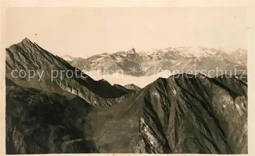 AK / Ansichtskarte Tux Frauenwand Panorama oetztaler Alpen Stubaier Alpen Tux