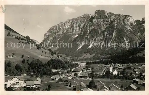 AK / Ansichtskarte Mellau_Vorarlberg Panorama mit Kanisfluh Bregenzerwaldgebirge Mellau_Vorarlberg