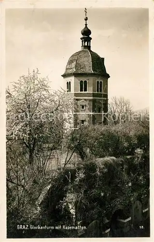 AK / Ansichtskarte Graz_Steiermark Glockenturm mit Kasematten Graz_Steiermark