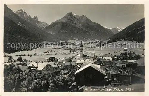AK / Ansichtskarte Fulpmes_Tirol Gesamtansicht Landschaftspanorama Stubaital Stubaier Alpen Fulpmes Tirol