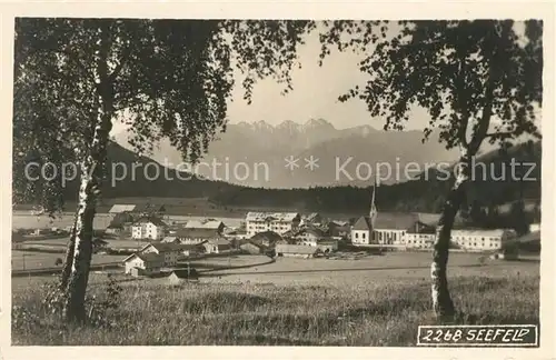AK / Ansichtskarte Seefeld_Tirol Panorama Alpen Seefeld Tirol