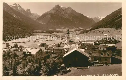 AK / Ansichtskarte Fulpmes_Tirol Ortsansicht mit Kirche Alpenpanorama Fulpmes Tirol