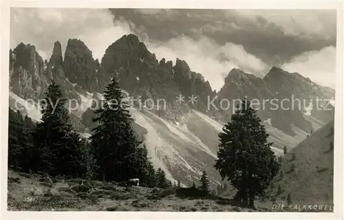 AK / Ansichtskarte Kalkkoegel Gebirgspanorama Stubaier Alpen Kalkkoegel