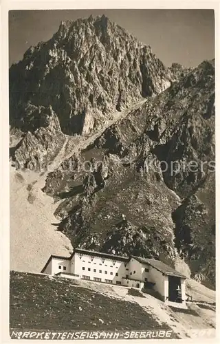AK / Ansichtskarte Hungerburg_Innsbruck Nordkettenseilbahn Seegrube Bergbahn Hungerburg Innsbruck