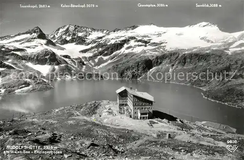 AK / Ansichtskarte Rudolfshuette Berghaus am Weisssee Enzingerboden Nationalpark Hohe Tauern Rudolfshuette