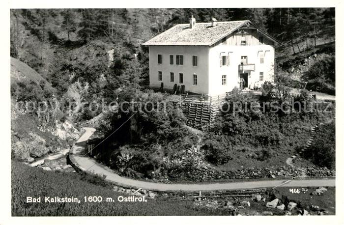 Ak Ansichtskarte Innervillgraten Berggasthof Pension Bad Kalkstein Innervillgraten Nr Sa88069 Oldthing Ansichtskarten Tirol