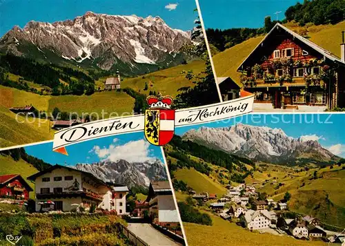 AK / Ansichtskarte Dienten_Hochkoenig Panorama Hoehenluftkurort Sommerfrische Hochkoenig Berchtesgadener Alpen Dienten Hochkoenig