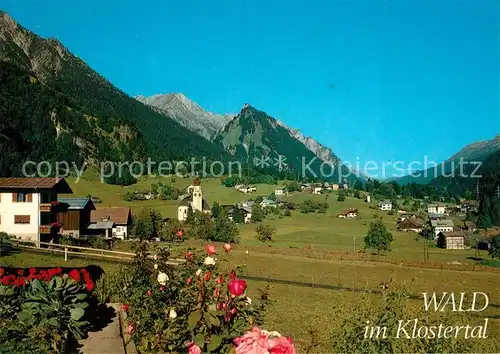 AK / Ansichtskarte Wald_Arlberg Panorama Klostertal Vorarlberg Wald Arlberg