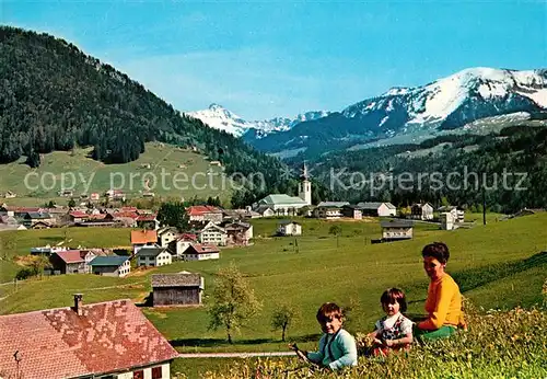 AK / Ansichtskarte Hittisau_Vorarlberg Panorama Bregenzerwald Hittisau Vorarlberg