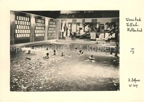 AK / Ansichtskarte Warmbad_Villach Hallenbad Warmbad_Villach