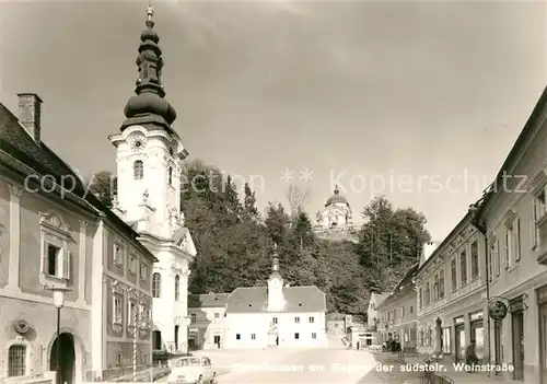 AK / Ansichtskarte Ehrenhausen Ortsmotiv mit Kirche Ehrenhausen