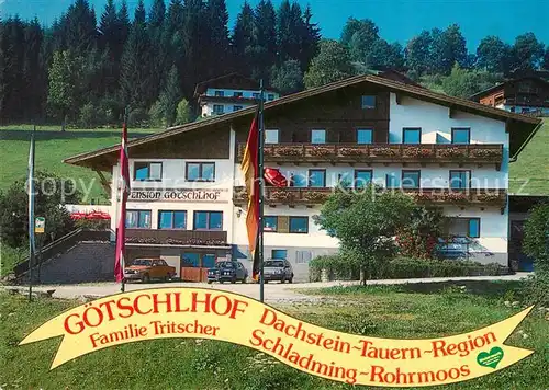 AK / Ansichtskarte Rohrmoos_Schladming Pension Goetschlhof Dachstein Tauern Region Rohrmoos_Schladming