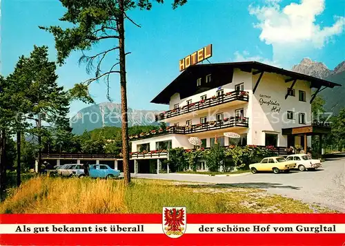 AK / Ansichtskarte Tarrenz Hotel Restaurant Gurgltaler Hof Gurgltal Tarrenz