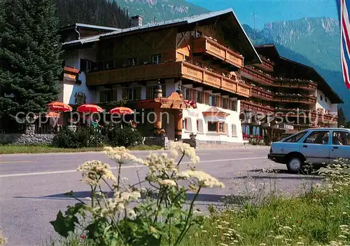 AK / Ansichtskarte Elbigenalp Sporthotel Alpenrose Lechtaler Alpen Elbigenalp