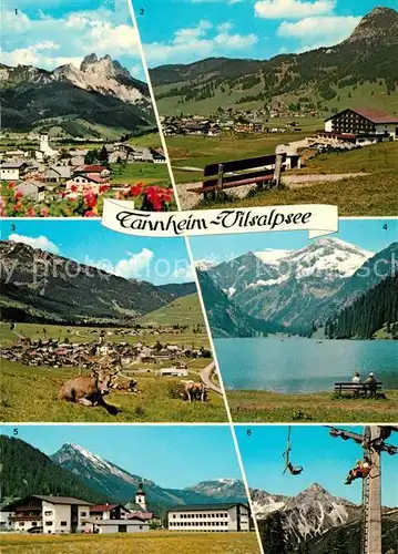 AK / Ansichtskarte Tannheim_Tirol Landschaftspanorama Vilsalpsee Alpen Tannheim Tirol