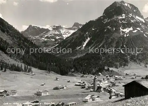 AK / Ansichtskarte Lech_Vorarlberg Panorama mit Omeshorn Lechtaler Alpen Lech Vorarlberg