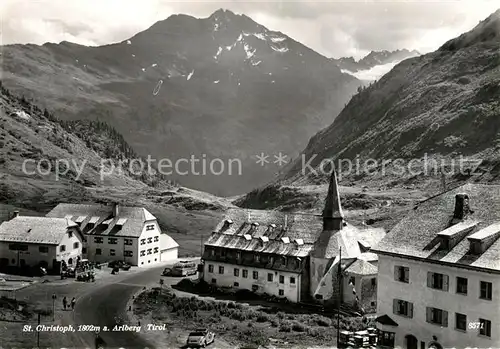 AK / Ansichtskarte St_Christoph_Arlberg Wintersportplatz Alpen St_Christoph_Arlberg