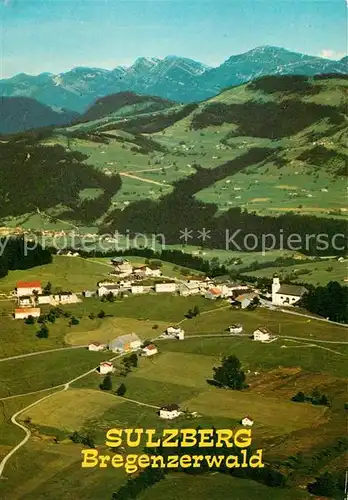 AK / Ansichtskarte Sulzberg_Vorarlberg Bregenzerwald Fliegeraufnahme Sulzberg Vorarlberg