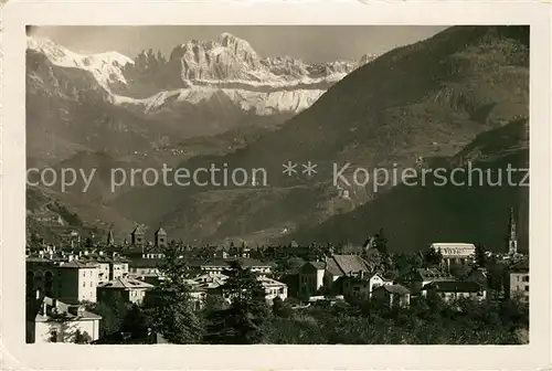 AK / Ansichtskarte Bolzano col Catinaccio Rosengarten Dolomiten Bolzano