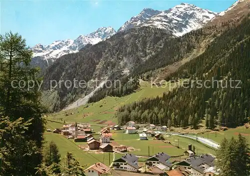 AK / Ansichtskarte Feichten_Kaunertal Blick ins Tal Alpen Feichten Kaunertal
