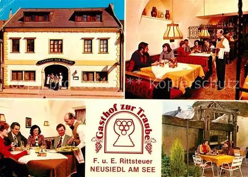 AK / Ansichtskarte Neusiedl_See Gasthaus zur Traube Neusiedl See